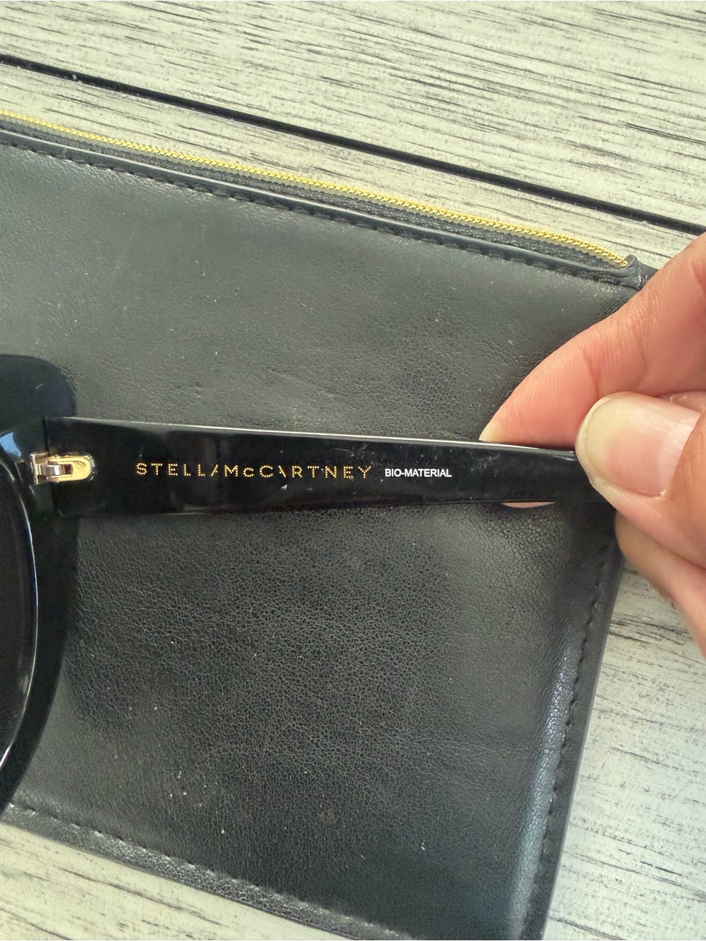 Stella McCartney Women’s Black Cat Eye Sunglasses - SC0037S - Picture 6 of 7